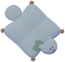 Fabric Flying Squirrel Rug