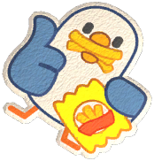 Seagull-Eating-Fries Rug