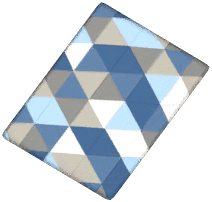 Minimalist Blue Rug