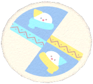 Snowman's Gaze Round Rug