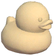 Yellow Duck Sand Sculpture