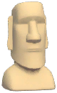 Moai Sand Sculpture