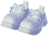 Starspell Curled-Toe Leather Shoes