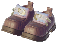 Starspell Curled-Toe Leather Shoes