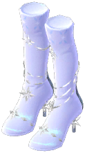 Snowflake Rhinestone Tall Boots