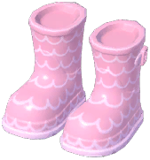 Fish Scale Rain Boots