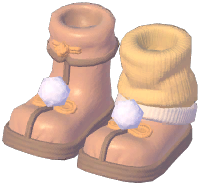 Auspicious Pom-Pom Leather Shoes