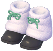 Snowy Bamboo Plush Boots