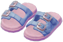 Ripple Leather Slippers