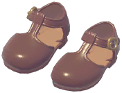 Ankle Strap Round-Toe Shoes
