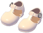 Ankle Strap Round-Toe Shoes
