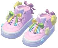 Lustrous Bow Sneakers