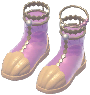 Celestial Seashell Ankle Boots