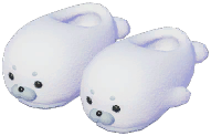 Seal Plush Slippers