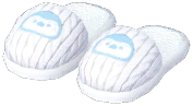 White Penguin Slippers