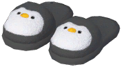 Black Penguin Slippers
