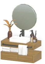Simplistic Brown Vessel Sink