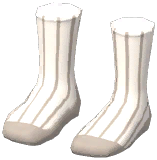 Vertical Striped Crew Socks