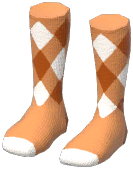 Argyle Knee Socks