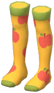 Printed Thigh-High Socks