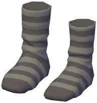 Striped Asym Socks