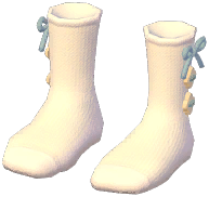 Crew Socks w/ Bows & Buttons