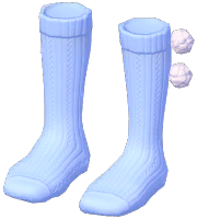 Pom-Pom Knitted Knee Socks
