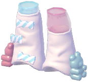 Color-Blocked Candy Leg Warmers