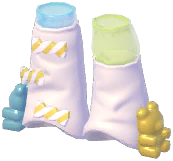 Color-Blocked Candy Leg Warmers