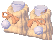 Auspicious Pom-Pom Socks