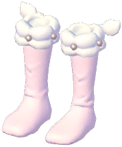 Cream Fur-Trim Socks