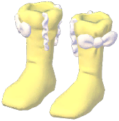 Frosted Cream Ankle Socks