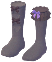 Bow Asym Socks