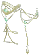 Gold Sand Tassel Leg Chain