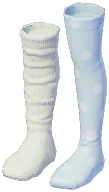 Personalized Heart Polka Dot Long Socks