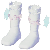 Floating Star Ruffle Socks