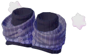 Floating Star Striped Leg Warmers