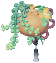 Gold Sand Flower Vine Watering Can