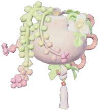 Gold Sand Flower Vine Watering Can