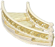 Manor Short Left-Curved Stairs
