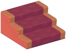 Huayun Short Stairs w/ Embroidered Carpet