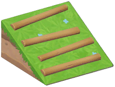 Quirky Stepped Turf Slope
