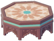 Gold Sand Octagonal Table