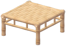 Bamboo Square Table