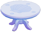 Seashell Round Dining Table