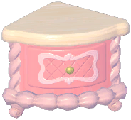 Cream Carved Low Table