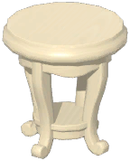 Retro Sofa Accent Table