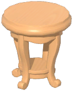 Retro Sofa Accent Table