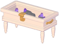 Meteorite Fragment Display Cabinet