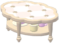 Forestbell Ruffle Tea Table